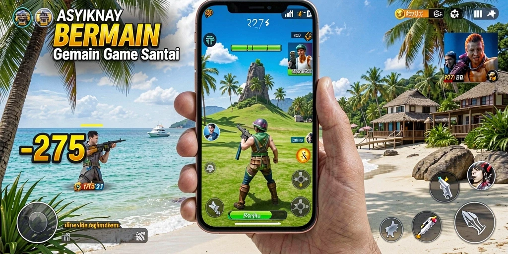 Tampilan gameplay seru dan penuh warna dari 2757.