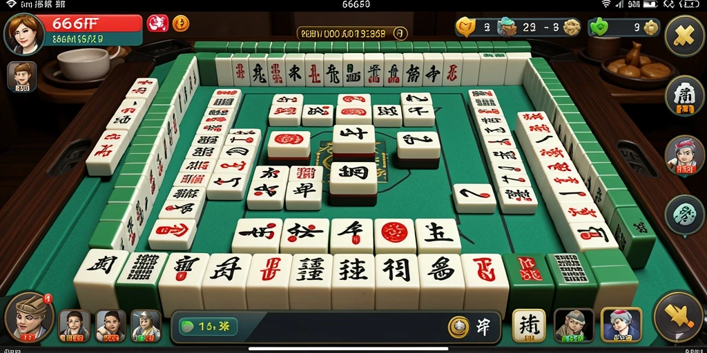 Tampilan gameplay Mahjong yang seru dan menarik di 666FF.