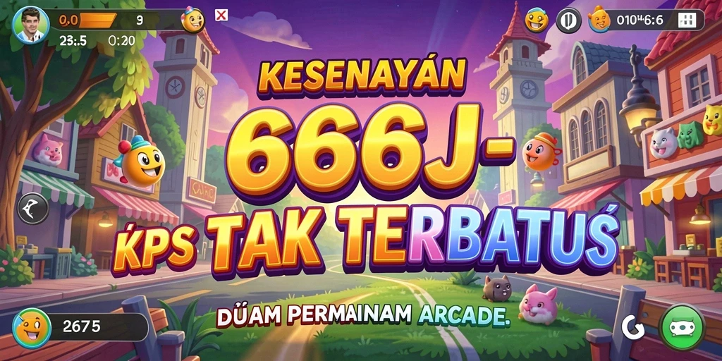 Screenshot gameplay menghadirkan tantangan seru dalam 666J.