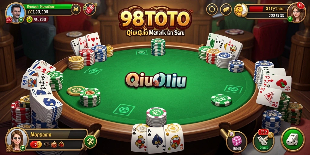 Tangkapan layar menampilkan gameplay seru QiuQiu di 98TOTO.
