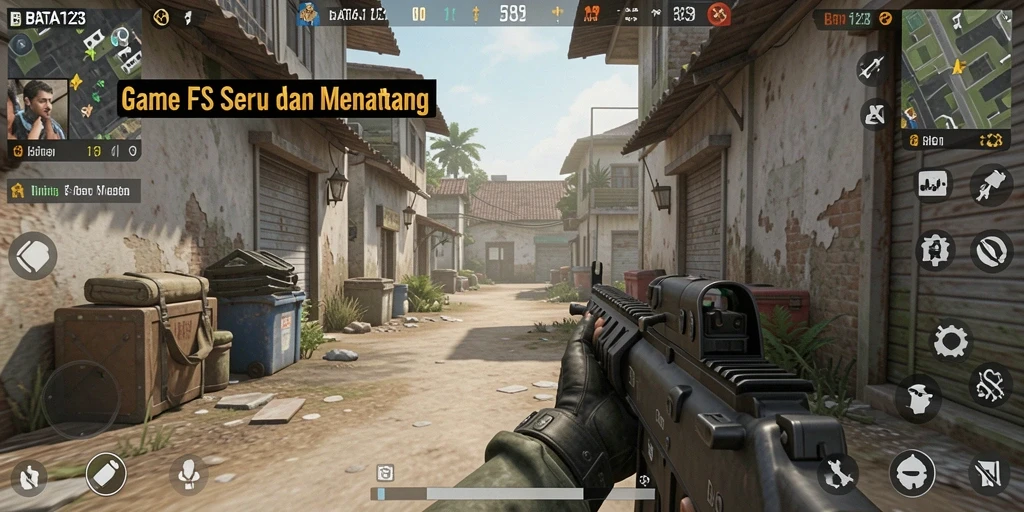 Screenshot gameplay BATA123 yang menunjukkan aksi menembak seru.