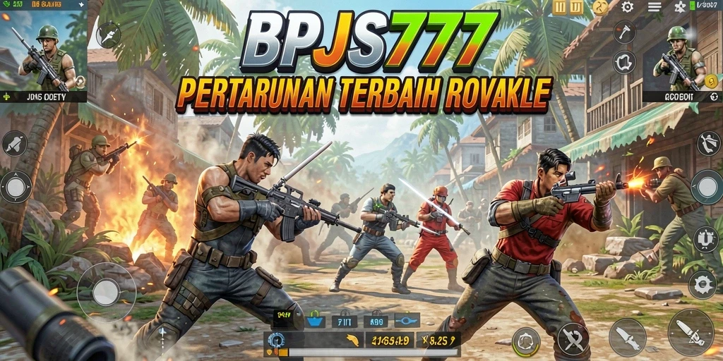 Tampilan menarik dari gameplay Battle Royale di BPJS777.