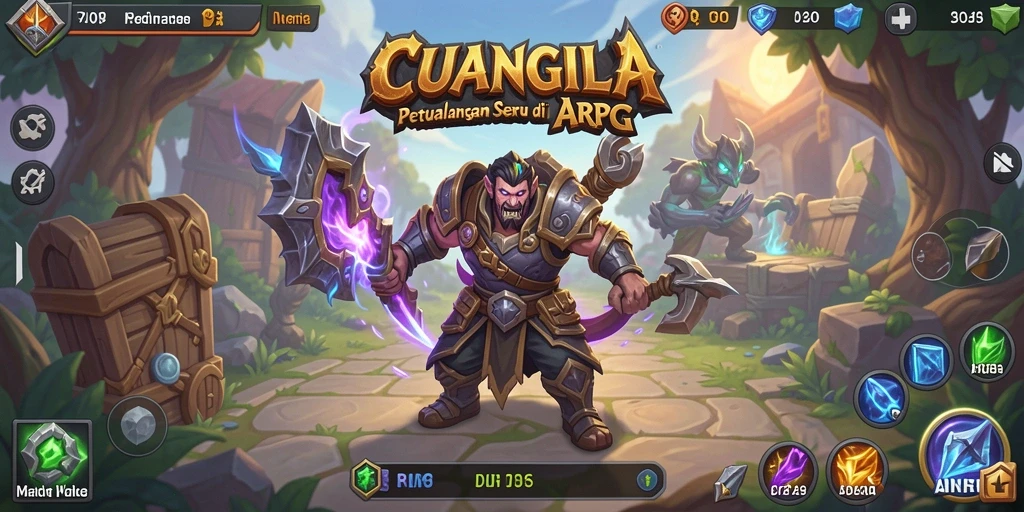 Tangkapan layar gameplay CUANGILA menampilkan aksi pertempuran yang mendebarkan.