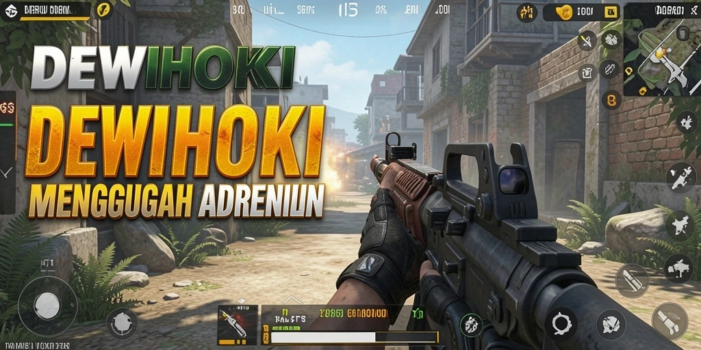 Gameplay seru DEWIHOKI dengan aksi tembak-menembak yang mendebarkan.