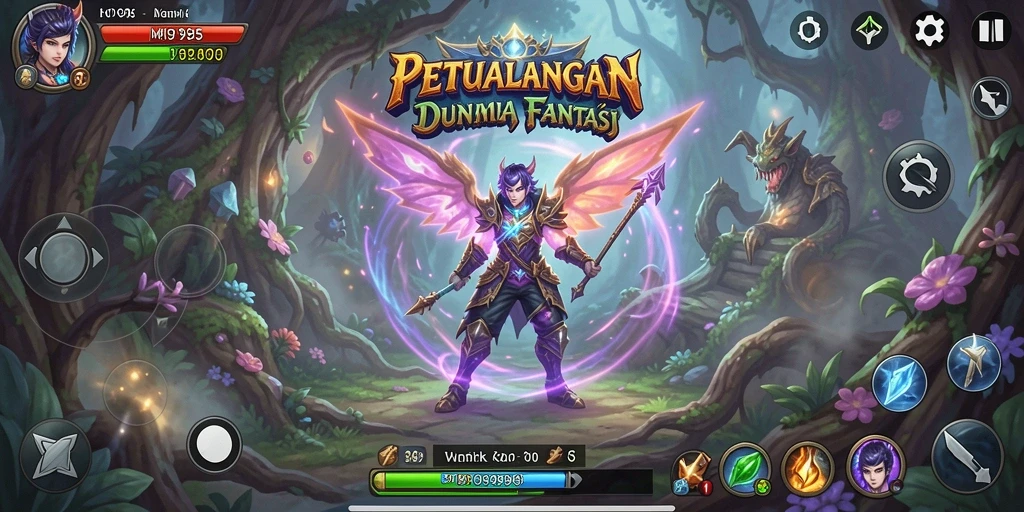 Gameplay seru dari HOT985 yang menggambarkan petualangan epik.
