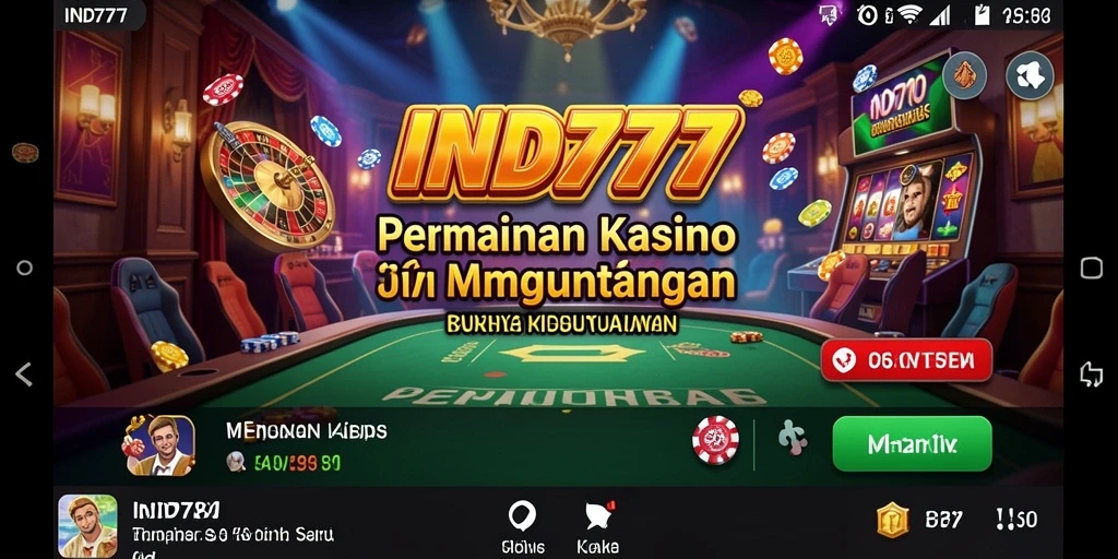 Tangkapan layar gameplay IND777 menampilkan suasana Kasino yang menegangkan.