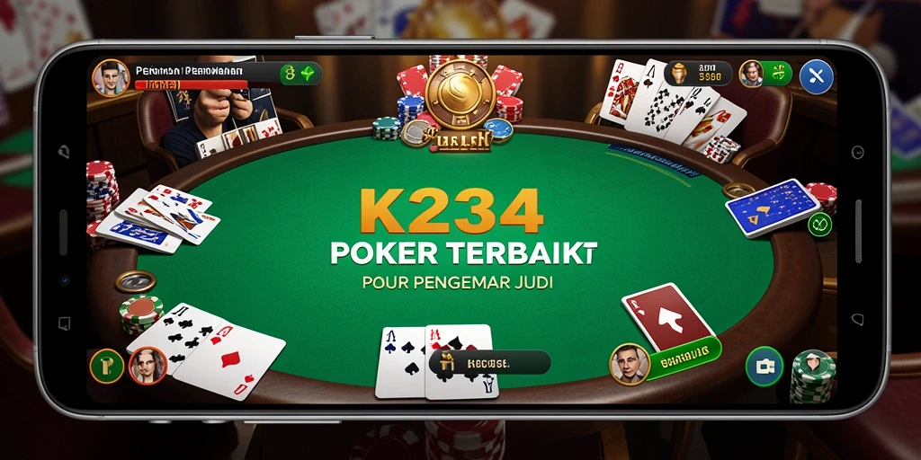 Tampilan gameplay K234 yang mengasyikkan dalam permainan Poker.
