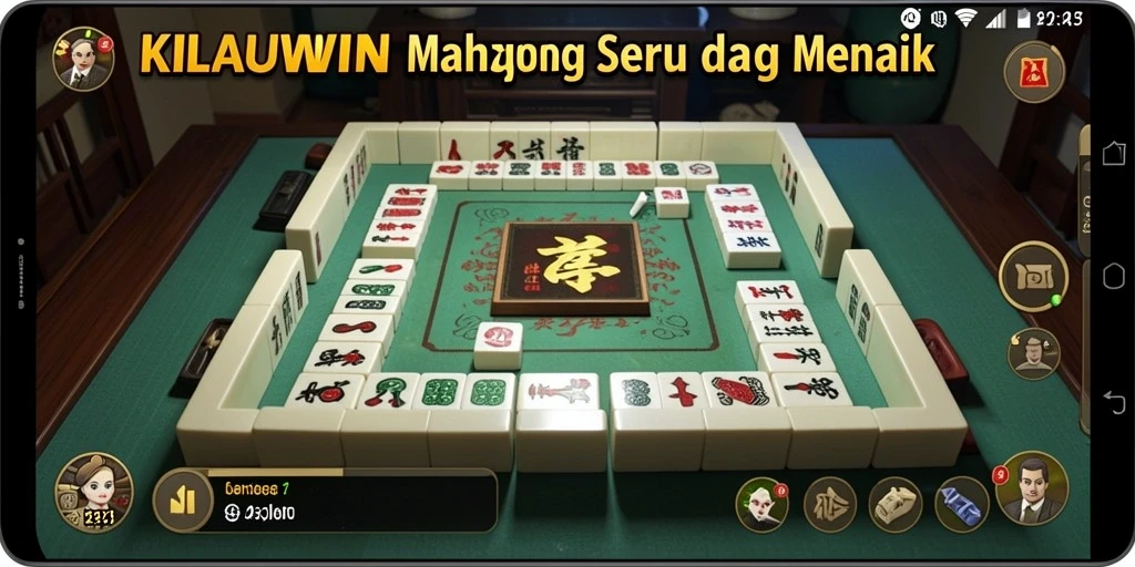 Tampilan gameplay KILAUWIN dengan grafis Mahjong yang menarik.