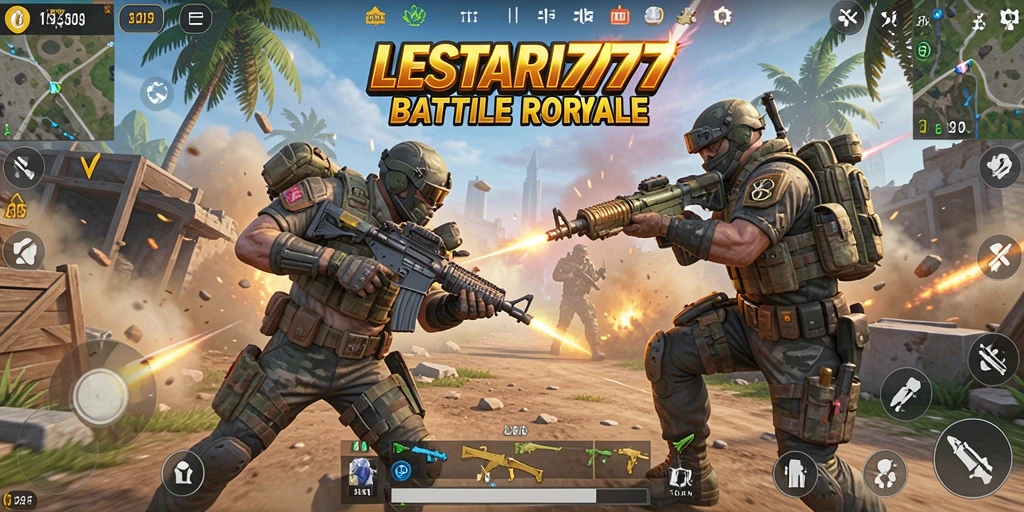 Gambaran aksi seru dalam gameplay LESTARI777 yang mendebarkan.