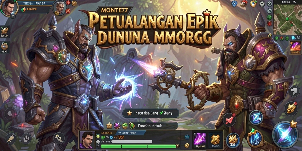 Gameplay menarik dalam dunia MMORPG MONTE77 yang penuh petualangan.
