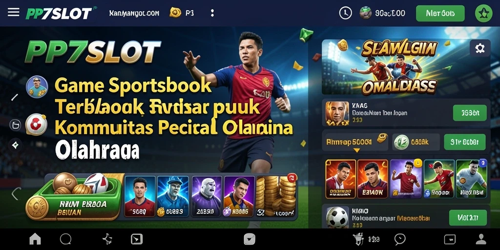 Tampilan menarik dari gameplay Sportsbook di PP7SLOT.