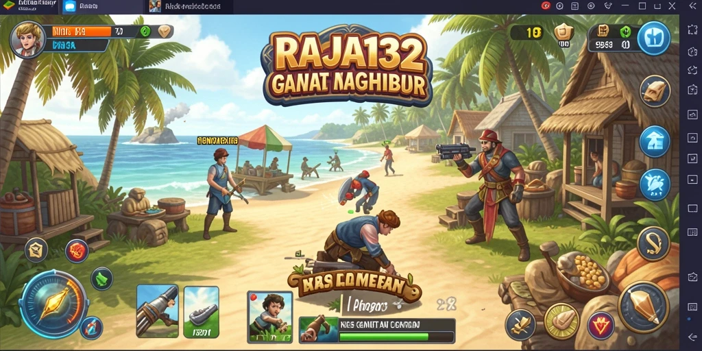 Screenshot gameplay RAJA132 dengan aksi seru dan tampilan menarik.