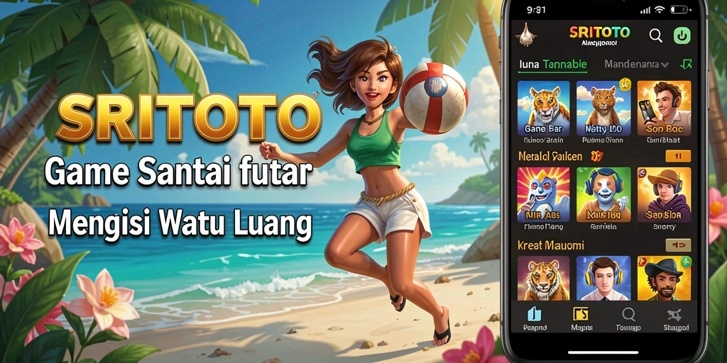 Tampilan gameplay SRITOTO yang ceria dan menarik.